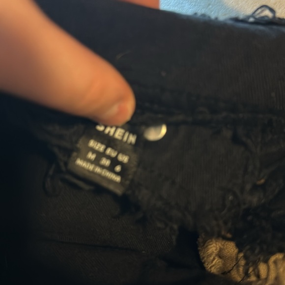 Shein patchwork full length jeans - Picture 4 of 4